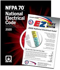 2020 Nec Code Book paperback with color coded new tabs