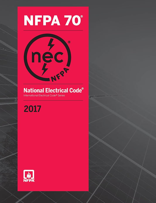 NFPA 70 2017 Nec Code Book National Electrical Code 2017 Edition Paperback