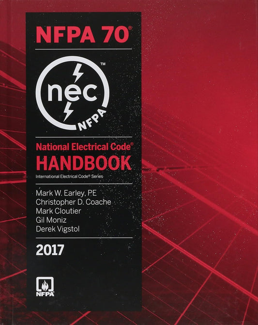 NFPA 2017 Nec Handbook National Electrical Code Hardcover