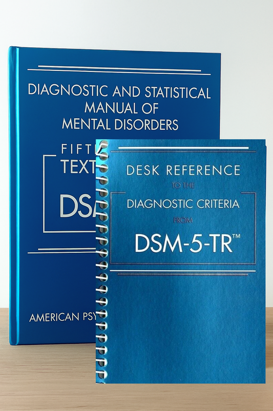 DSM 5 TR Diagnostic and Statistical Manual of Mental Disorders, Fifth Edition with Desk Reference to the diagnostic criteria from dsm-5